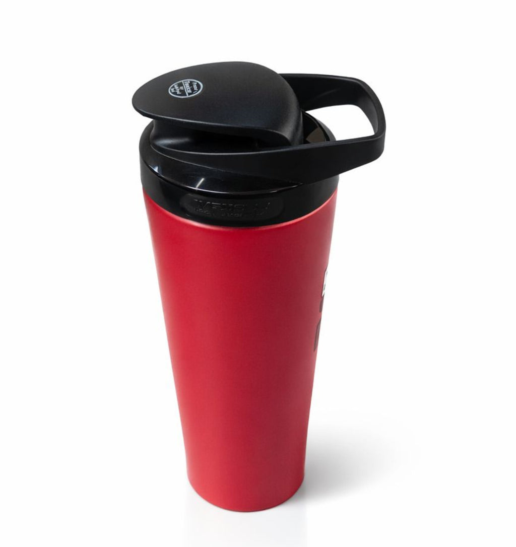 iShake Stainless Steel Gym Shaker 700ml - Red Colour