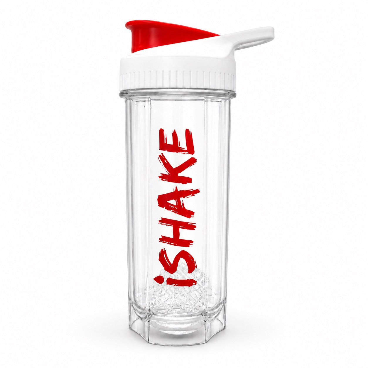iShake Roadies Premium 700ml Shaker Bottle - Red White