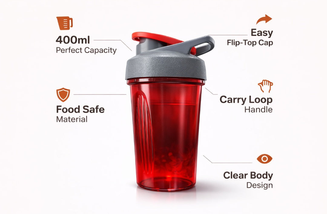 iShake Classic Premium 400ml Shaker Bottle
