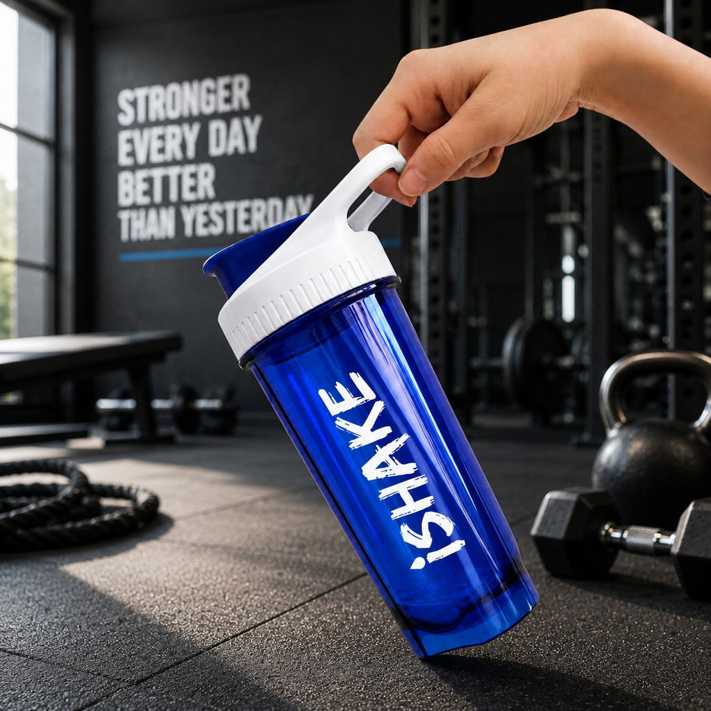 iShake Roadies Premium 700ml Shaker Bottle - Dark Blue