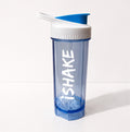 iShake Roadies Premium 700ml Shaker Bottle - Blue White